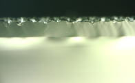 Micro-cracks generated by mechanical tool